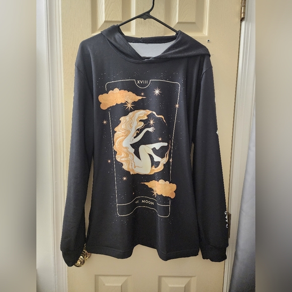 Moon Card Hoodie Sweater - Picture 2 of 10